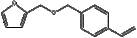 2-[[(4-乙烯基苯基)甲氧基]甲基]呋喃 2-[[(4-vinylphenyl)methoxy]methyl]furne