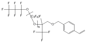 全氟聚醚-4-乙烯基苄基醚 Perfluoropolyether 4-vinylbenzyl ether