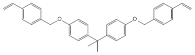 Di-4-vinylphenylmethoxy bisphenol A 