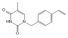 1-(4-乙烯基苄基)胸腺嘧啶 1-(4-vinylbenzyl)thymine
